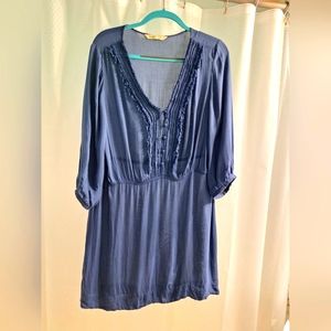 Old Navy Medium Blue Peasant dress, Boho